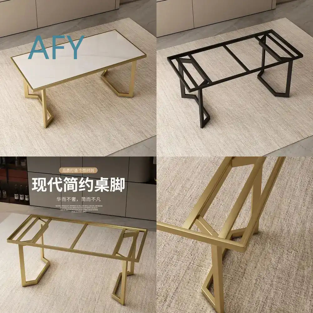 Furniture Hardware Paint - Металлические опоры для стола с инкрустацией