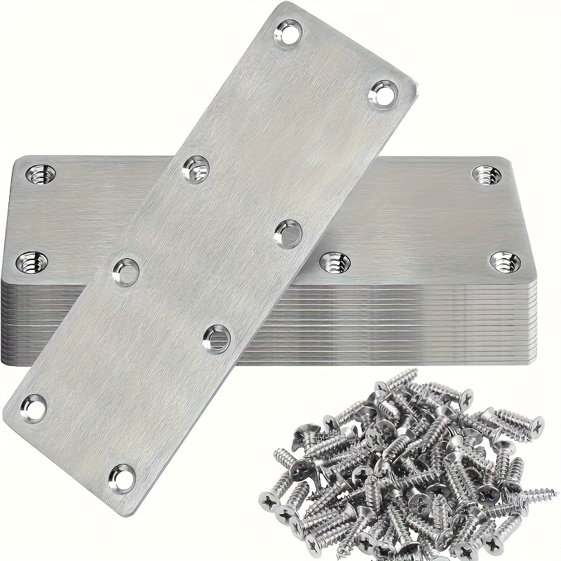 Furniture Hardware Wood - 6 шт. металлические прямые кронштейны из