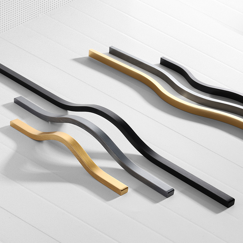 Drawer Pull Gold - Гальванические матовые золотые ручки шкафа -