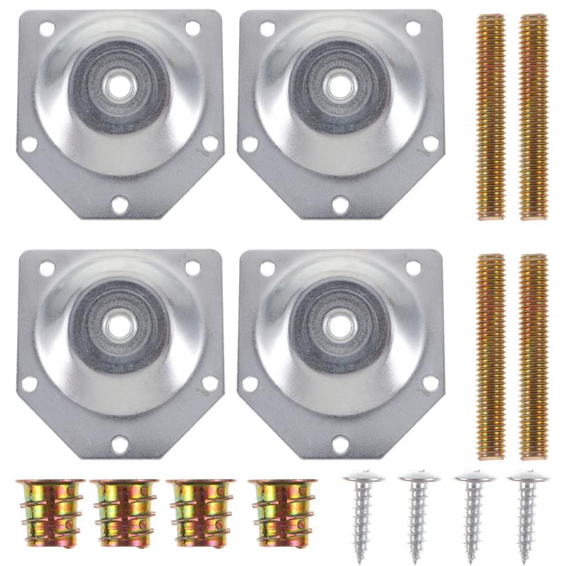 Furniture Hardware Fixing Screws - 4 шт. угловые ножки, крепежная пластина,