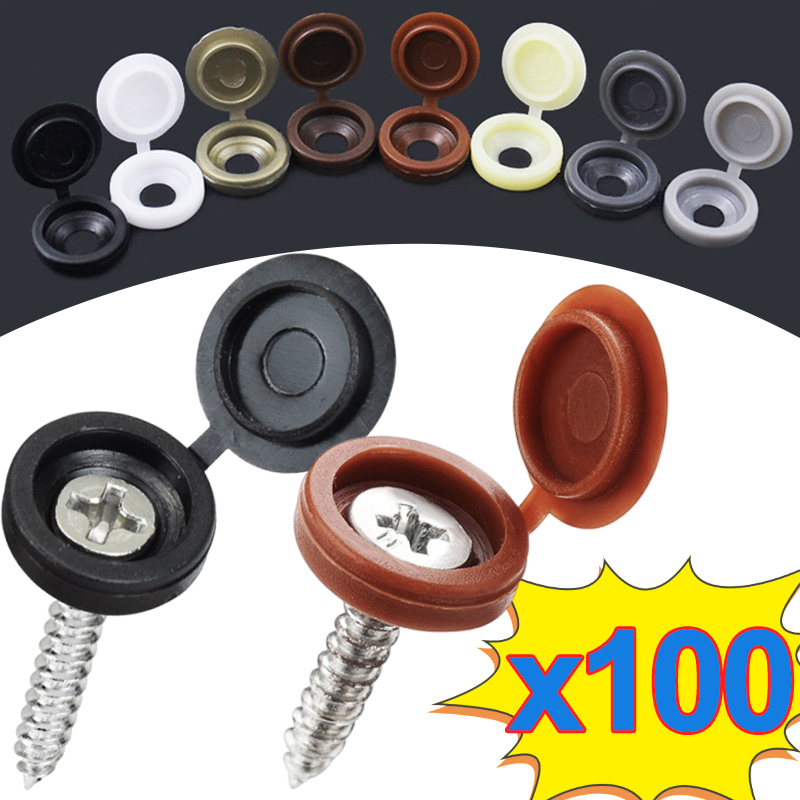 Furniture Hardware Black - 10/500 шт. Декоративные пластиковые защитные колпачки