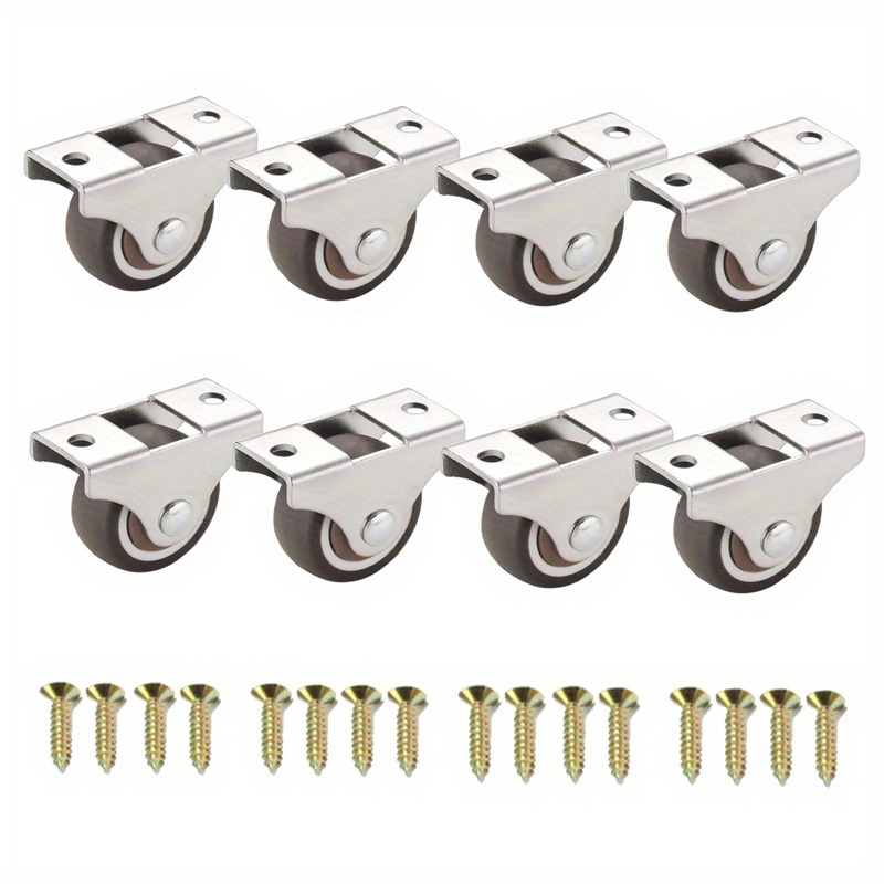 Furniture Hardware Fixing Screws - Фиксированные колесики, сверхпрочные резиновые мебельные ролики