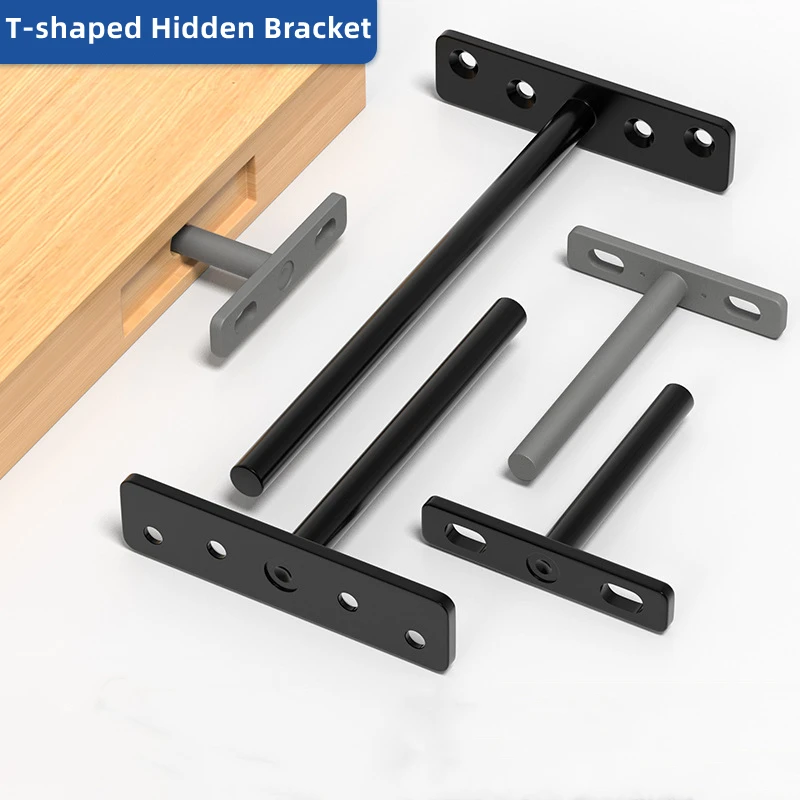 Furniture Hardware Types - 1 шт. Невидимый кронштейн-держатель для полки,