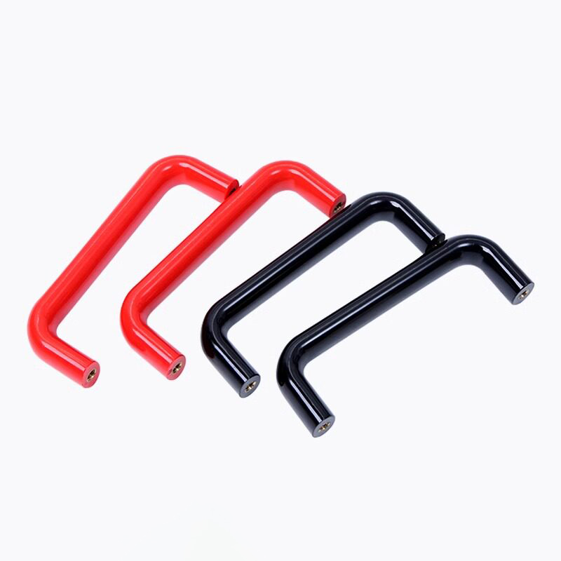 Красная/черная овальная ручка  – обзор и цена Furniture Hardware Black