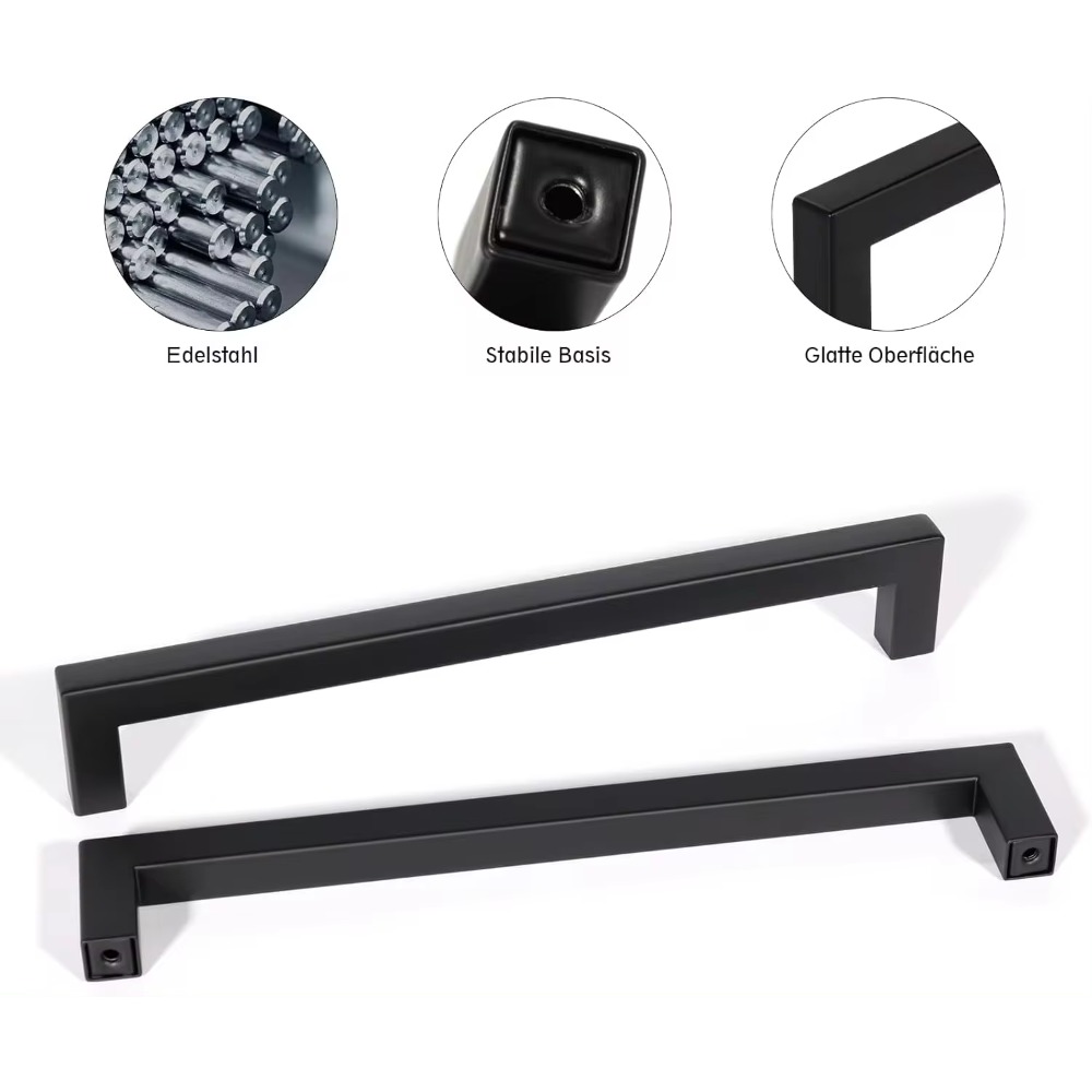Ручка кухонная из нержавеющей  – обзор и цена Furniture Hardware Black