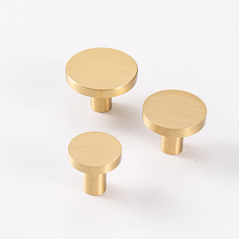 Круглые латунные ручки для кух – обзор и цена Drawer Pull Gold