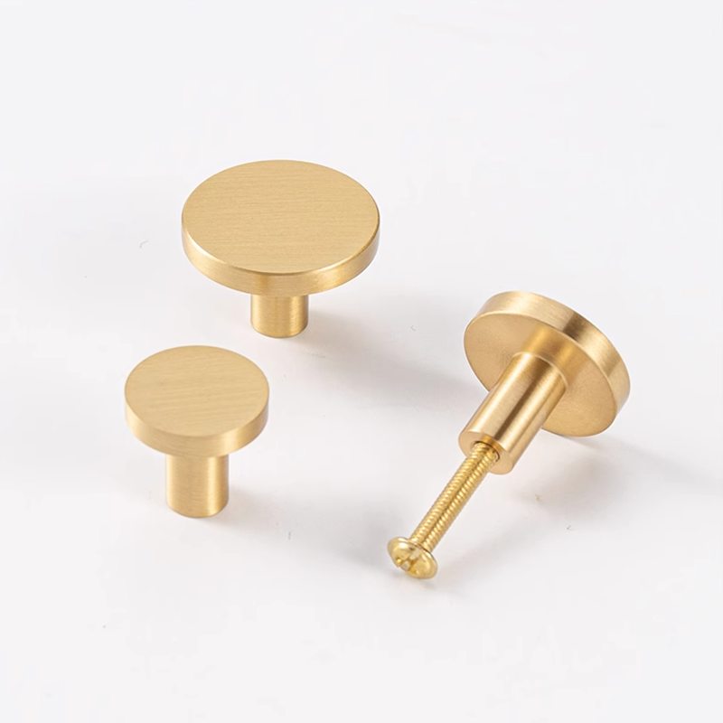 Круглые латунные ручки для кух – обзор и цена Drawer Pull Gold