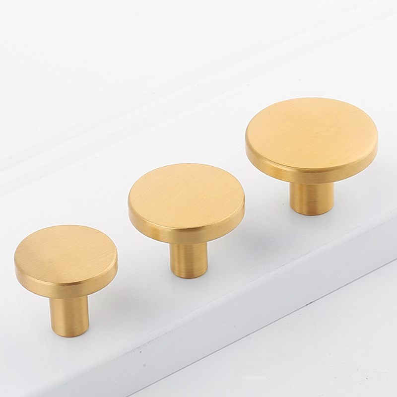 Круглые латунные ручки для кух – обзор и цена Drawer Pull Gold