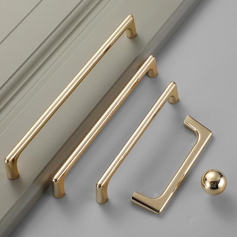 Ручки для кухонных шкафов из ц – обзор и цена Drawer Pull Gold