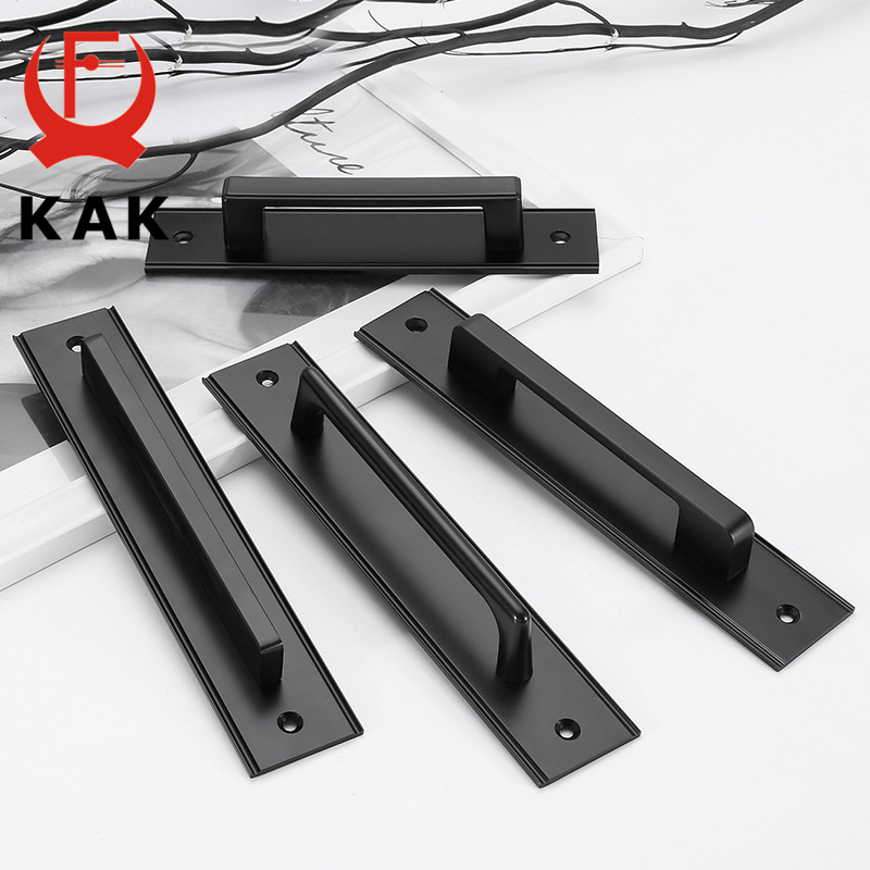 Черные дверные ручки KAK из ал – обзор и цена Furniture Hardware Black