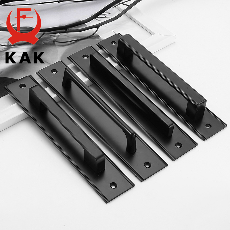 Черные дверные ручки KAK из ал – обзор и цена Furniture Hardware Black