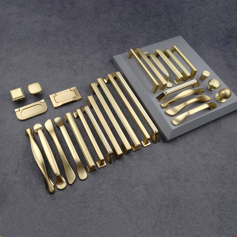 Золотые мебельные ручки из алю – обзор и цена Drawer Pull Gold