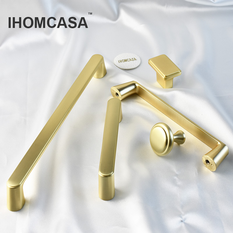Золотые ручки IHOMCASA для хра – обзор и цена Drawer Pull Gold