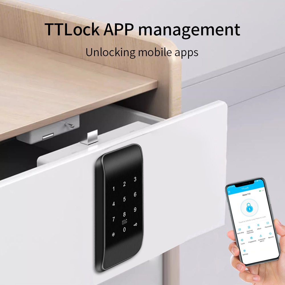 TTLOCK 13,56 МГц замок ящика с – обзор и цена Furniture Hardware Bolts