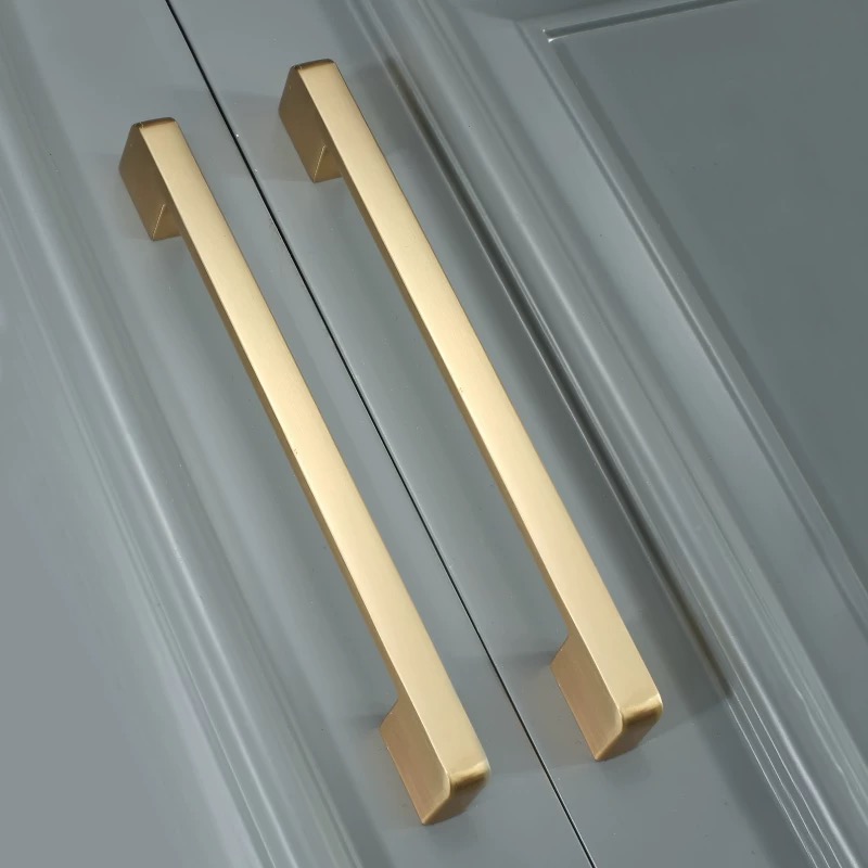 Золотая матовая фурнитура для  – обзор и цена Drawer Pull Gold