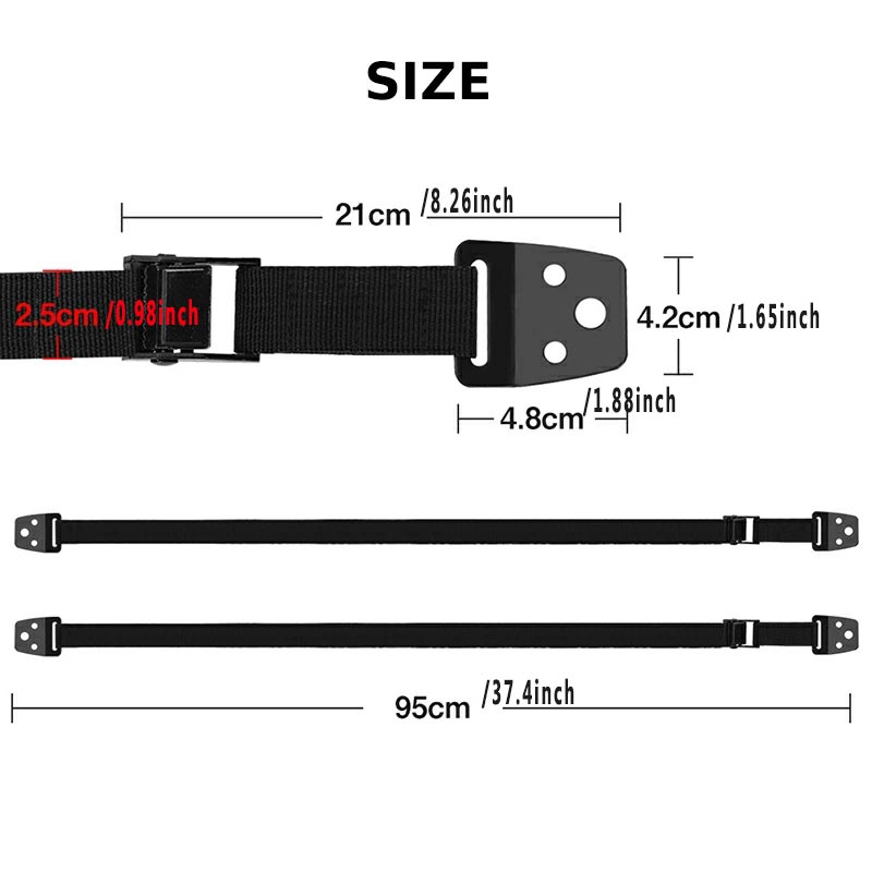 Комплект из 2 регулируемых рем – обзор и цена Furniture Hardware Bolts