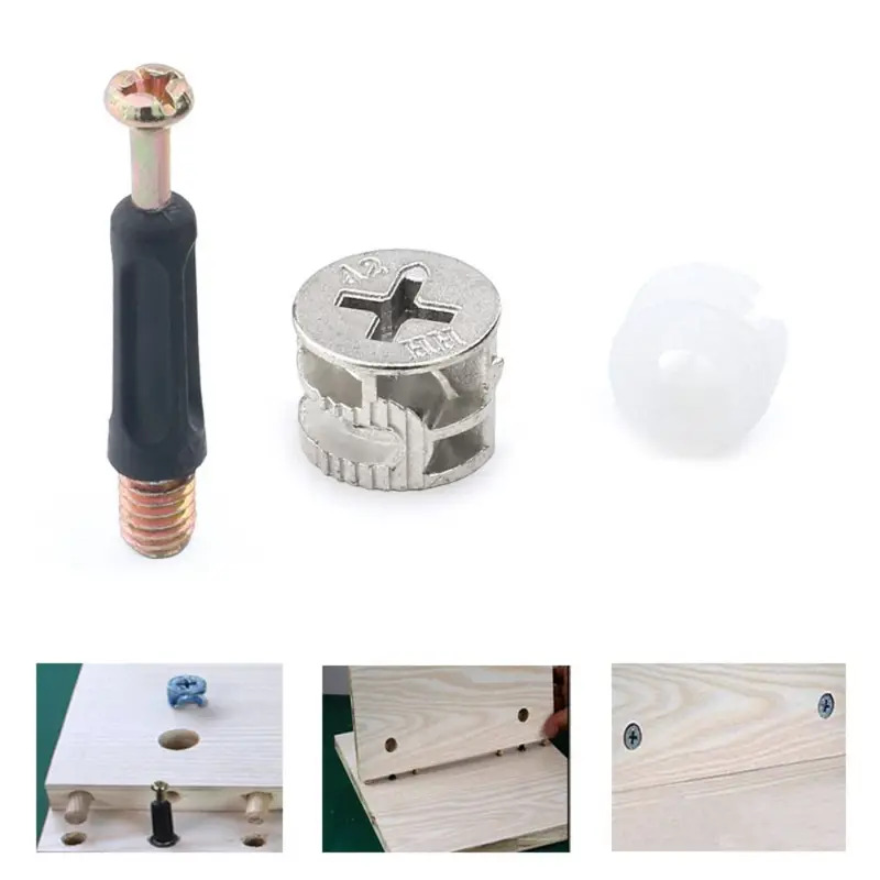 100 шт. мебельных соединителей – обзор и цена Furniture Hardware Fixing Screws