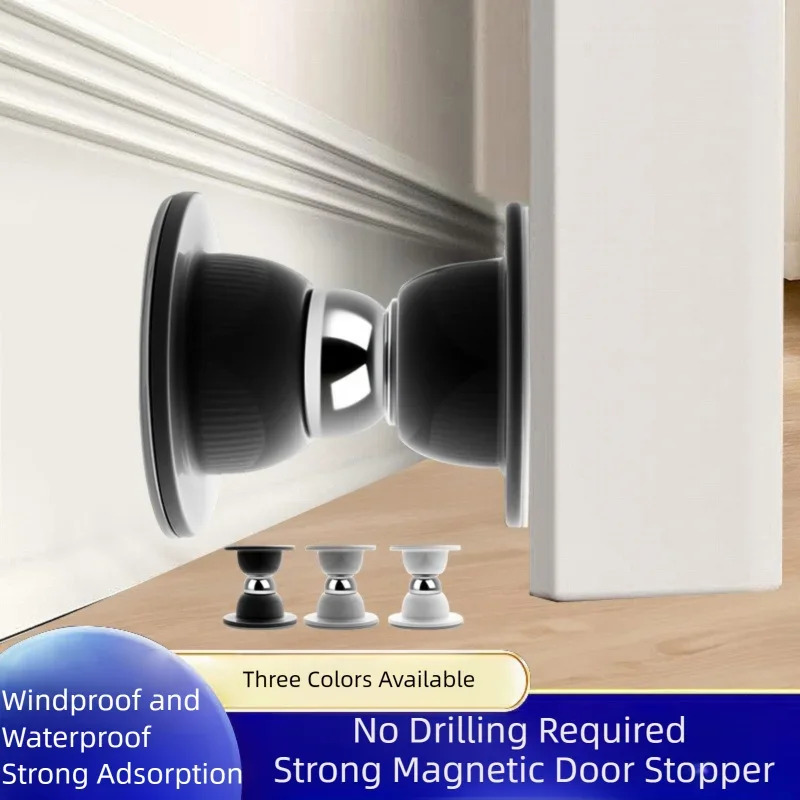 Силиконовый магнитный дверной  – обзор и цена Door Stopper Heavy