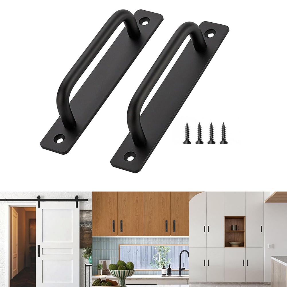 2 шт. дверные ручки из алюмини – обзор и цена Furniture Hardware Black