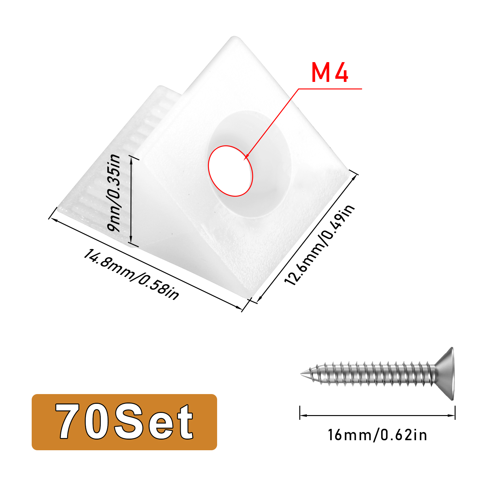 60 комплектов, ремонтный крепе – обзор и цена Furniture Hardware Fixing Screws