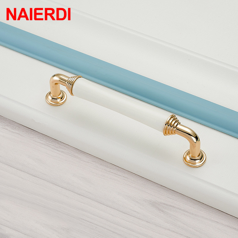 NAIERDI золотисто-белые кремов – обзор и цена Drawer Pull Gold