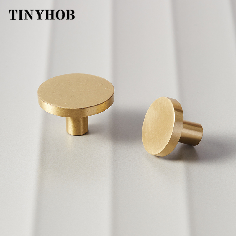 Круглые латунные ручки для ком – обзор и цена Drawer Pull Gold